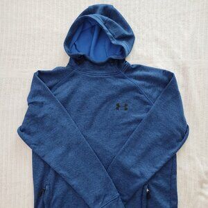 Under Armour Cold Gear Men's Pullover Hoodie - BLUE - XL (VGC)